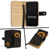 Black Orange Car Wallet Phone Case