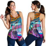 A Woman's Autowork Is Never Done Women's Racerback Tank