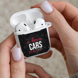 I Love Cars Airpods Case Cover