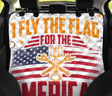 I Fly The Flag  For The American Autoworker Pet Seat Cover