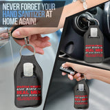 Real Men Sanitizer Bottle Keychains