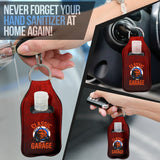 Classic Garage Sanitizer Bottle Keychains