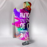 Auto Workers Hooded Blanket