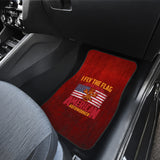 I Fly The Flag  For The American Autoworker Front And Back Car Mats