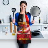 I Fly The Flag  For The American Autoworker Apron