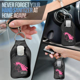 I Autowork Miracles Sanitizer Bottle Keychains