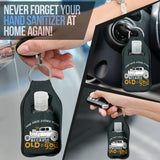 Because Old is Gold Sanitizer Bottle Keychains