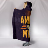 I am American Hooded Blanket