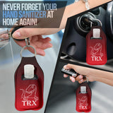 Dinosaur TRX Sanitizer Bottle Keychains