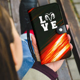 Love Sheep Wallet Phone Case