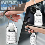 Yippee Ki Yay Autoworker Sanitizer Bottle Keychains