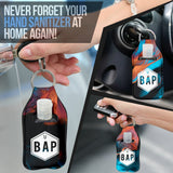 B.A.P. Sanitizer Bottle Keychains