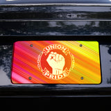 Union Strong License Plate