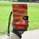 I Fly The Flag  For The American Autoworker Wallet Phone Case