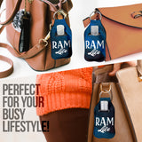 Ram Life Sanitizer Bottle Keychains