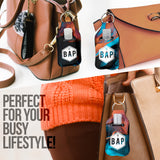 B.A.P. Sanitizer Bottle Keychains