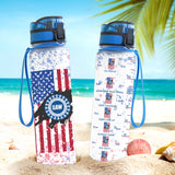 American Flag Hydro Tracking Bottle