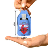 Torque Racing Sanitizer Bottle Keychains