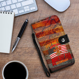 I Fly The Flag  For The American Autoworker Wallet Phone Case