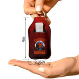 Classic Garage Sanitizer Bottle Keychains